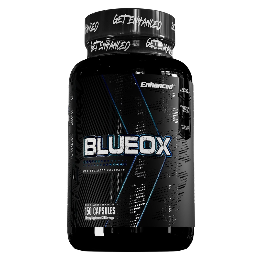 Laboratoires améliorés - Blue Ox Testostérone Booster- Supplément de testostérone naturel pour la force accrue et la testostérone pour les hommes (150 capsules)