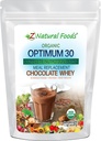 Z Aliments naturels Optimum 30 Chocolat biologique poudre de substitut de repas de la laine