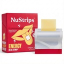 NuStrips™ Fast-Dissolving Energy Strips with 50mg Caffeine, L-Theanine & Vitamin B12 – Instant Energy & Focus Without Jitters or Crash – Works Faster Than Coffee – Soothing Cinnamon (30 Strips)