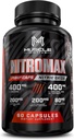 Booster à oxyde nitrique 3000mg avec L-Arginine, L-Citrulline - Supplément pré-entraînement pour la croissance musculaire, l'endurance, l'énergie, les pompes, la vasculaire - Non-OGM - 60 Capsules