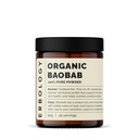 Erbologie Poudre biologique de Baobab 3,2 oz - 45 portions - Soutien de la santé de la peau et de l'immunité - Riche en vitamine C, B Vitamines et polyphénols - Provenant directement de la ferme - Vegan - Sans OGM