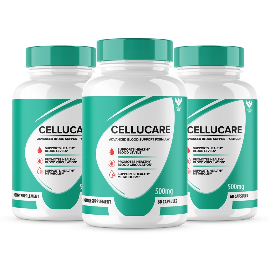 (3 Pack) Supplément de formule avancée de soutien du sang de Cellucare - Capsules de sang de Cellucare - Force maximale, Cellucare Tous les traitements naturels, pilules de soins de Cellucare