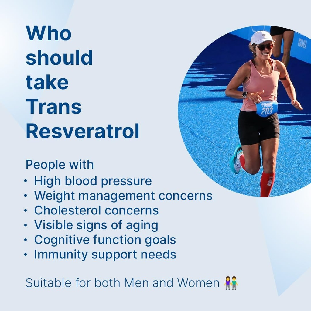 Trans Resvératrol 500 mg, 60 Capsules Lab.
