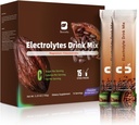 Electrolytes Powder Packets for Electrolyte Drink Mix (mélange d'électrolytes sans sucre) Packets avec des vitamines et du magnésium - 15 bâtons