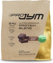 Pro JYM Mélange de poudre de protéines de chocolat naturel Brownie - Isolat de protéines de lactosérum, caséine et Isolat de protéines de lait, pour les hommes et les femmes Récupération Shakes