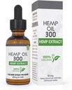 Alimentation absolue Huile de chanvre 300mg - 100% gouttes de chanvre biologique - Riche en acides gras oméga 3 6 9 - Grown and Made in USA - avec l'huile MCT