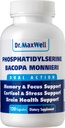 Phosphatidylsérine et Bacopa Monnieri, mieux que chaque seul. Supplément à la phosphatidylsérine 300mg, sans remplissage, sans soja, 2en1, 120 capsules. Support mémoire