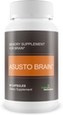 Asusto Memory Supplement for Brain - Improved Capsule Formula - Natural Brain, Memory, & Focus Support - Brain Support - Brain Supplement - Nootropic - Natural Asusto Sandalwood Improved Formula