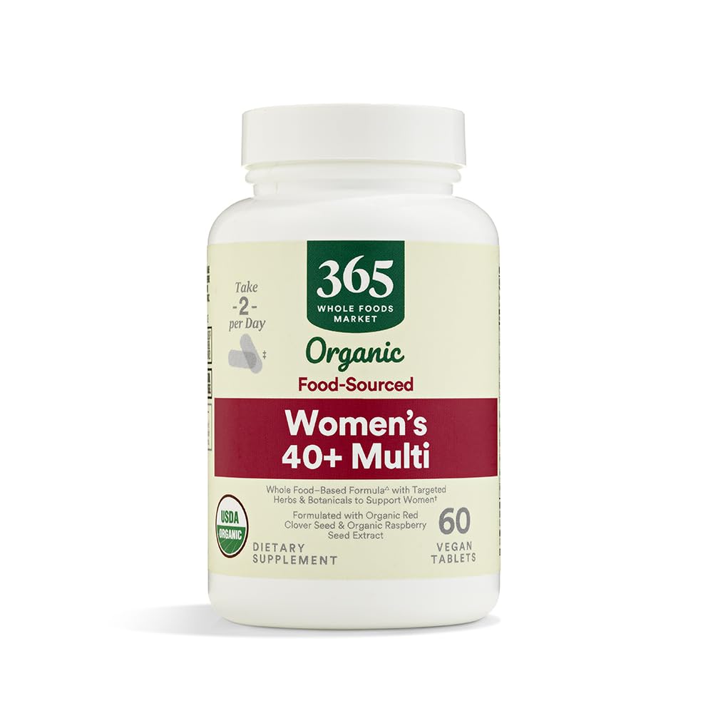 365 by Whole Foods Market, Vitamin Multi Womens 40 Plus Food Cultured, 60 Count
