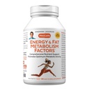 ANDREW MOINSMAN Énergie et facteurs de métabolisme des graisses 180 Capsules - favorise la combustion optimale des graisses et le métabolisme de l'énergie, avec la carnitine, le thé vert, Guarana, Ginseng, B-Complex. Capsules faciles à avaler