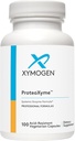 XYMOGEN ProteoXyme - Enzymes pancréatiques, Serrapeptase, Rutin, Papain et Bromelain - Conçu pour soutenir l'intégrité tissulaire et l'équilibre du système immunitaire sain (100 capsules résistantes aux acides)