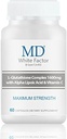 MD Facteur blanc - Supplément de glutathion avec des antioxydants efficaces, vitamine C et acide lipoïque (60 capsules)