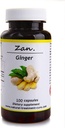 Hekma Center Pure Ginger Root - Zingiber Officinalis - 100 Capsules Réduit Nausées - Vegan