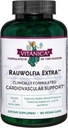 Vitanica Rauwolfia Extra - Supplément santé cardiaque - Supporte la pression artérielle déjà dans une gamme saine - Supplément avec Magnésium, CoQ10 & Snakeroot - 180 Caps végétaliens
