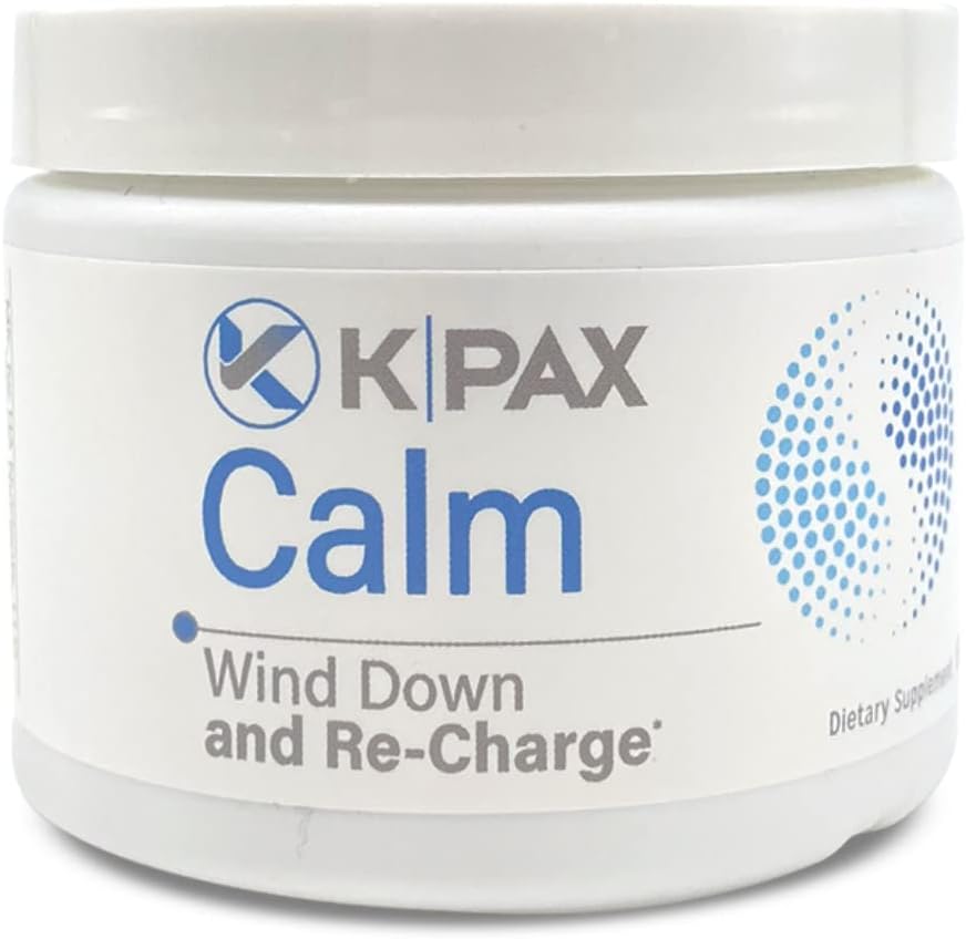 KPAX Calm Magnésium supplément glyciné, supplément anti-stress avec GABA et extrait valérian soutient une humeur équilibrée – 60 comprimés