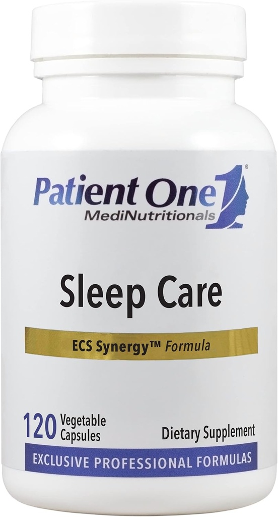 Soins de sommeil pour patient 1 , Supplément pour soutenir la transition vers le sommeil et le sommeil reposé* , avec Camomile, Valérian, Melatonine et plus