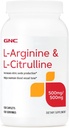 GNC L Arginine + L Citrulline 500mg Chaque supplément, soutient la production d'oxyde nitrique et la santé des vaisseaux sanguins, 120 portions
