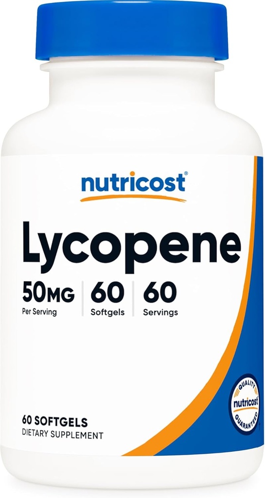 Nutricost Lycopène 50mg Softgels (60 Softgels)