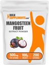 BulkSupplements.com Poudre d'extrait de mangousteen - Supplément super-alimentaire, de fruits de mangousteen - sans gluten, 500mg par portion, 100g (3.5 oz) (paquet de 1)