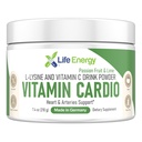 Haute dose 2000mg Vitamine C et L-Lysine boisson mélange poudre de Cœur, Artères, Collagène et Immunis Support de la passion Fruits et limes