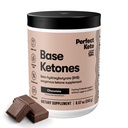 Poudre de cétones exogènes parfaites, sels BHB pour la cétose et le soutien à jeun, électrolytes pour l'hydratation, énergie sans caféine, chocolat, 8,57 oz