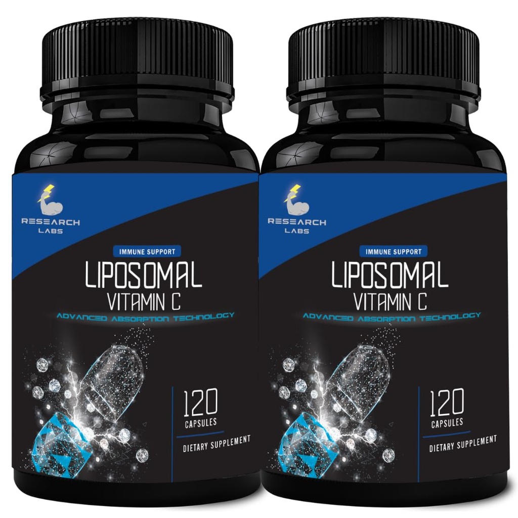 Laboratoires de recherche Supplément de vitamine C liposomique avec/Absorption améliorée LipoQuil-CTM.