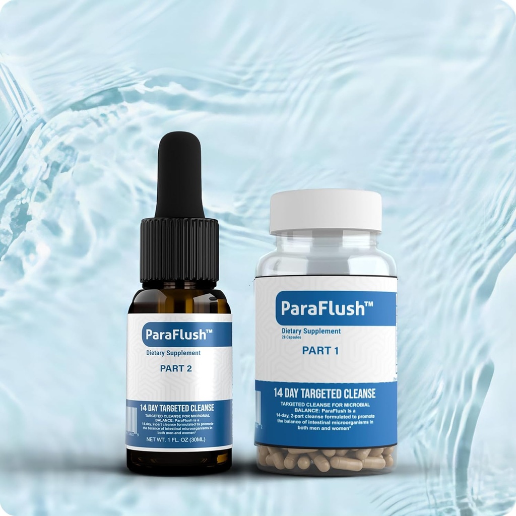 ParaflushTM Cleanse : l'ultime détox de Gut de 14 jours et purge de parasite pour la vitalité et le bien-être