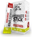 5 % Nutrition Hydrate Stick Hydratation Packets de Sport Mélange de poudre d'électrolyte avec de l'eau de coco (Lemon Lime) (10 Compte)