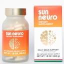 Sun Chlorella Sun Neuro Supplément Cerveau Nootropique - La concentration quotidienne de la mémoire et le supplément de focus pour les femmes et les hommes - Boost naturel de plasmaogène des ananas marins - 180 capsules