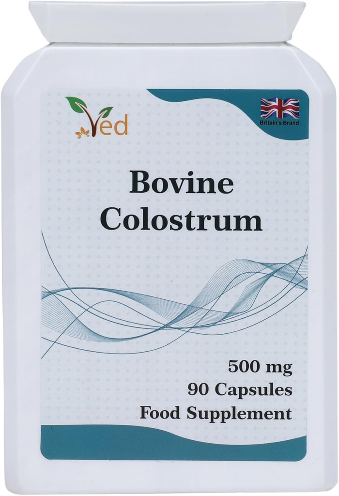Ved Bovine Colostrum 500 Mg X 90 Capsules.