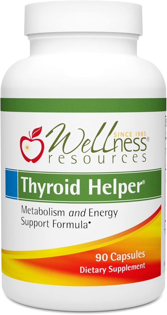 Thyroïde Helper - Supplément naturel pour le métabolisme et l'énergie (90 capsules)