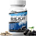 Himalayan Shilajit Capsules Hommes Femmes - Premium Himalayan Fulvic Acid Supplement Pills - Ashwagandha Turmeric Ginkgo Biloba Ginseng Cordyceps Champignon Sting Nettle Black Pepper