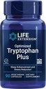 Life Extension Optimized Tryptophan Plus 1000mg - L-Tryptophan Supplement with Niacin and L-Lysine for Healthy Sleep & Stress Response – Gluten-Free, Non-GMO, Vegetarian - 90 Capsules