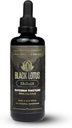 Black Lotus Pure Shilajit Teinture liquide de résine, 100ml, 100% pur Shilajit naturel pour les hommes et les femmes avec des acides aminés, 175mg acide fulvic, 85 minéraux de traces ioniques, pour le soutien immunitaire, focus, énergie