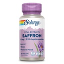 Solaray Extrait de safran - Sleep and Positive Mood Support - Suppléments de safran sans végane et sans gluten - Verifié en laboratoire - Garantie de 60 jours - 30 portions, 30 VegCaps