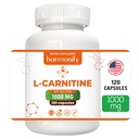 L Supplément de carnitine 1000 mg par portion, 120 capsules végétariennes et forme pure, 60 portions