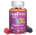 Se sentir grand enfants calme Magnésium Gummies - Supplément de magnésium pour les enfants - Magnésium Citrate Gummies - 60 Compte