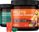 Fruits et légumes Gummies, 120 Nombre (paquet de 1)