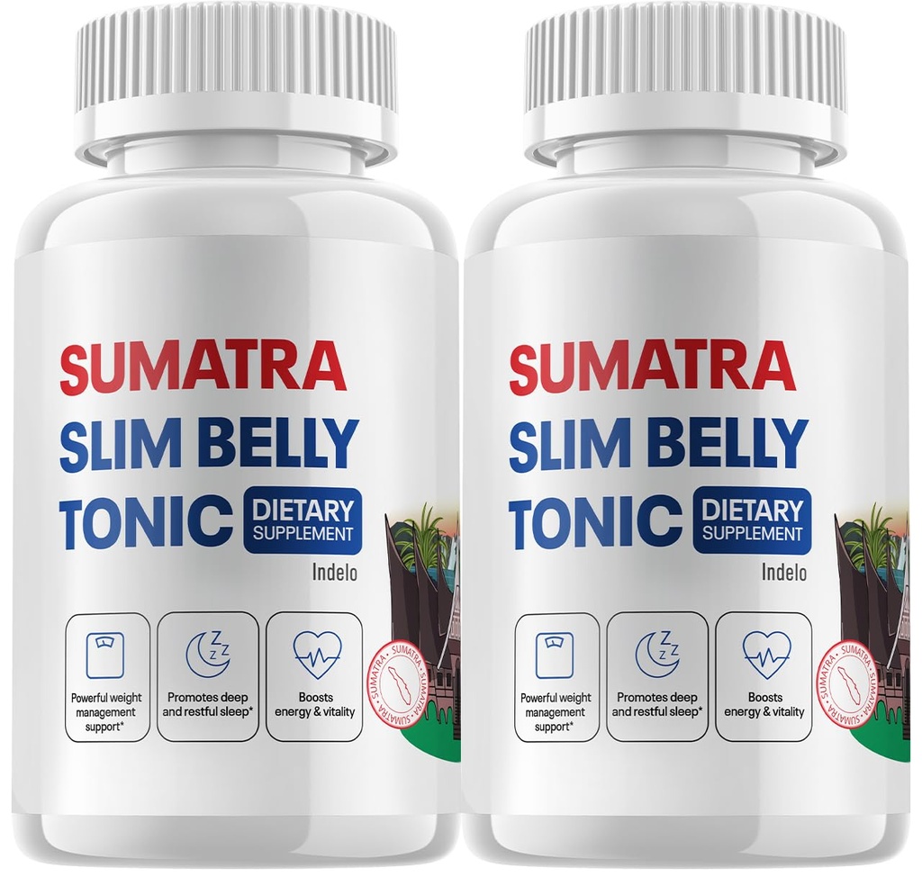 (2 Pack) Sumatra Slim Belly Tonic - Slim Belly Dietary Supplément, Sumatra Slim Belly Pills All-Natural, Sumatra SlimBelly Avis (120 Capsules)
