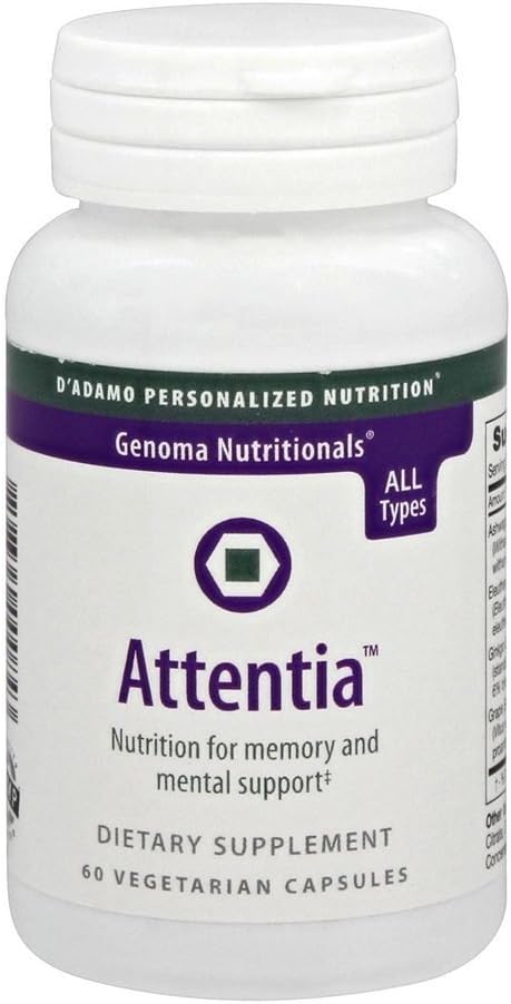 D'Adamo Personalized Nutrition Attentia, 60 Count