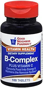 PNB Vitamine Santé B-Complex Plus Vitamine C (100 comprimés)