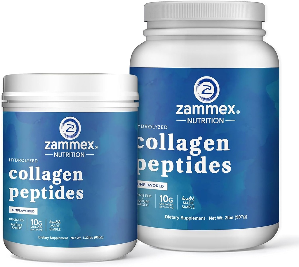 Zammex Collagen Peptides Poudre non aromatisée 60+90 portions