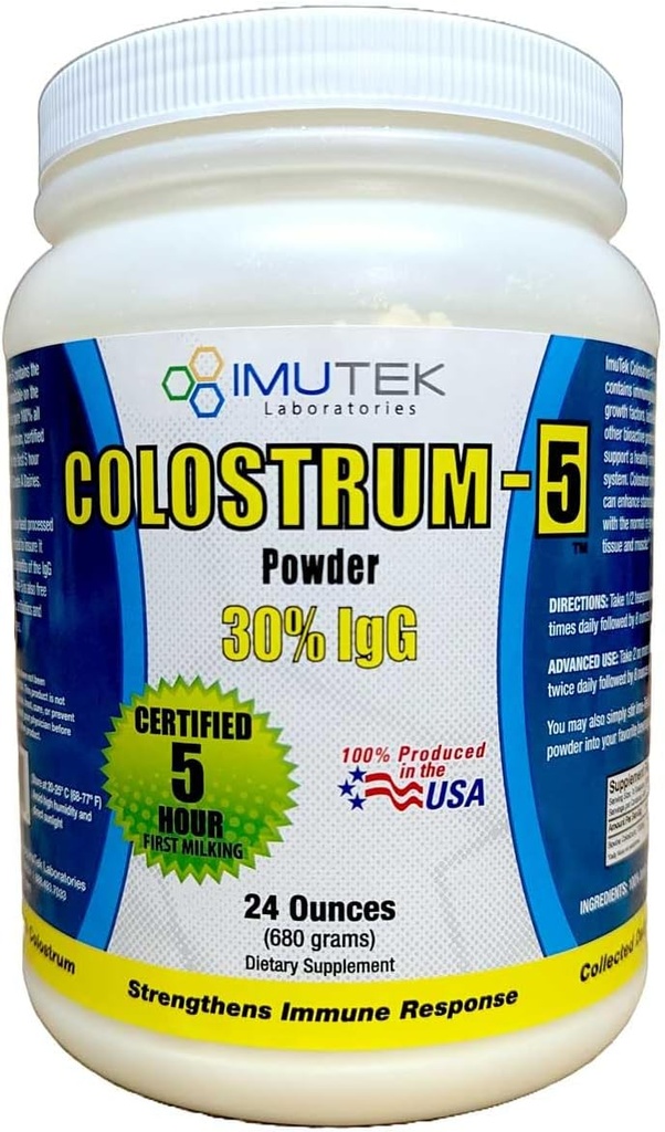 Poudre de colostrum, 24 oz