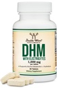 DHM1000 Dihydromyricetin (DHM) Comprimés - Supplément DHM le plus puissant sur le marché - 1000mg (30 Compte) amélioré avec électrolytes pour l'hydratation et le soutien du foie par le double bois