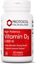 PROTOCOLE POUR LA BALANCE DE VIE - La vitamine D3 5000 UI (haute puissance) soutient l'absorption de calcium, la santé osseuse et dentaire, la fonction du système immunitaire, le système nerveux et la fonction cognitive - 120 Softgels