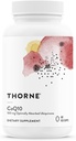 THORNE - CoQ10-100mg Supplément à l'ubiquinone optimisé - Soutien à la santé cardiaque, à la fonction cérébrale, à la production d'énergie cellulaire et au vieillissement en santé* - Sans gluten, sans lait - 60 portions