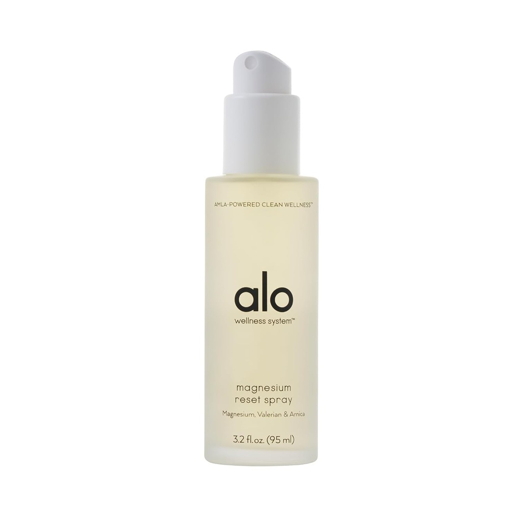 Alo Magnésium reset Body Spray pour le sommeil et le stress naturel – Calmant le mélange avec le magnésium, la racine valériane, l'arnica et les huiles essentielles