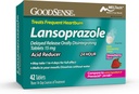 GoodSense Lansoprazole Retardé la libération par voie orale Désintégration des comprimés 15 mg, Réducteur acide, Flaveur de fraises, 42 Compte (paquet de 1)