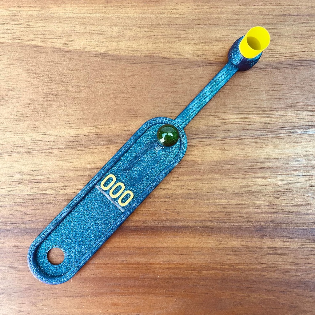 Single Capsule Scoop - Taille 000 - Outil de pesée et de remplissage des capsules (outil de remplissage pour remplir les capsules de pilules vides, gélules Taille # 000 00 0 1 2 3 4 5 (taille de la capsule 000)