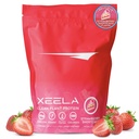 XEELA en poudre de protéines végétales à base végétale - Testé indépendamment - 25g de protéines élevées, de protéines de pois pour les hommes et les femmes - Vitamines et minéraux, non OGM, sans produits laitiers et sans gluten, faible teneur en glucides et faible teneur en gras (Cake aux mûres)